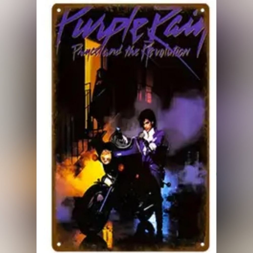 Boutique Prince The Artist Tin Sign 💜